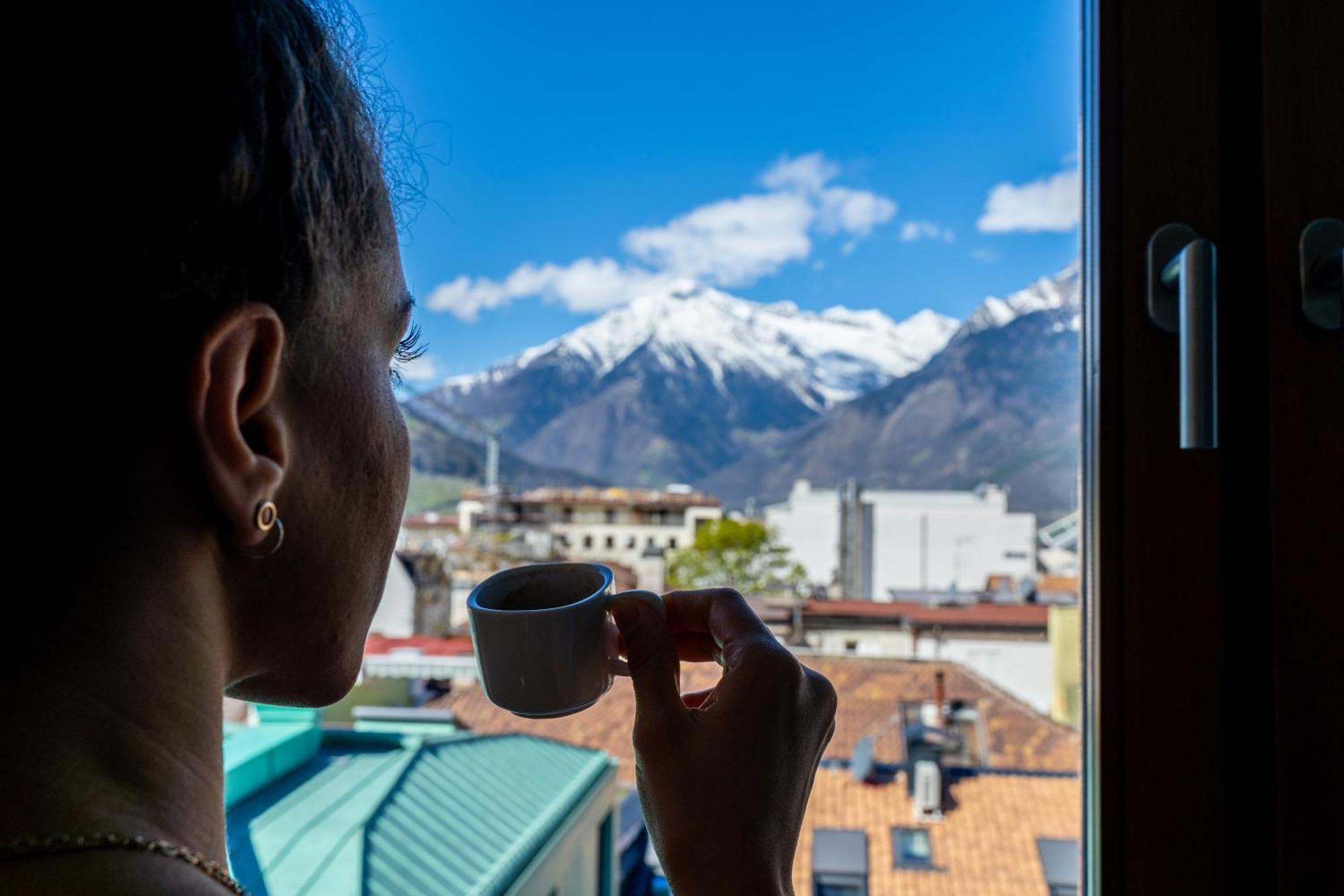 Ausblick Kleinjuwel Mit Panoramablick + Garage Apartment Merano Exterior photo